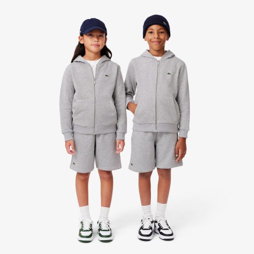 Lacoste Pants & Shorts-Kids Fleece Shorts-GJ9733-51-lacoste outlet