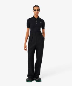 Lacoste Pants & Leggings-Womens Runway High-Waisted Pants-HF1766-51-lacoste sale