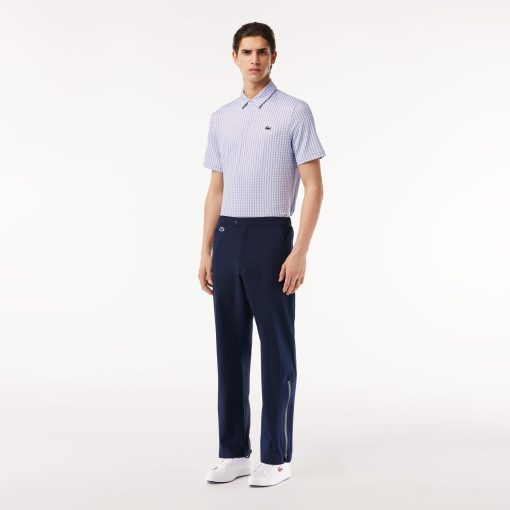 Lacoste Pants & Sweatpants-Mens Water-Repellent Fabric Stretch Golf Pants-HH1029-51-la coste