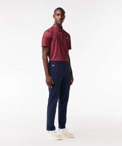 Lacoste Pants & Sweatpants-Mens Slim Fit Water-Repellent Thermal Golf Pants-HH1034-51-lacoste store near me