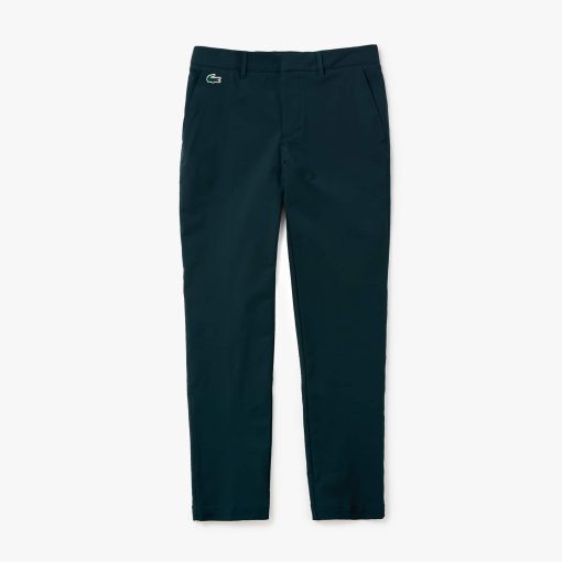 Lacoste Pants & Sweatpants-Mens Slim Fit Water-Repellent Thermal Golf Pants-HH1034-51-locoste - Image 2