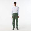 Lacoste Pants & Sweatpants-Mens Relaxed Fit Cotton Canvas Carpenter Pants-HH3903-51-lacoste store 3