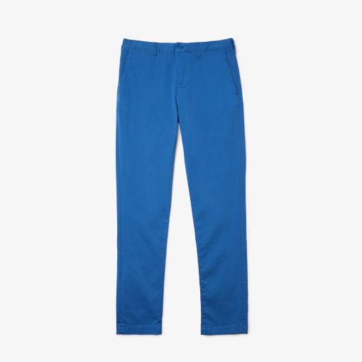 Lacoste Pants & Sweatpants-Mens Slim Fit Stretch Cotton Pants-HH2661-51-lacoste cardigan - Image 2