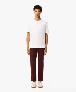 Lacoste Pants & Sweatpants-Mens Slim Fit Stretch Cotton Pants-HH3463-51-lacoste us