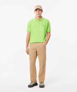 Lacoste Pants & Sweatpants-Mens Relaxed Fit Cotton Canvas Carpenter Pants-HH3903-51-lacoste store