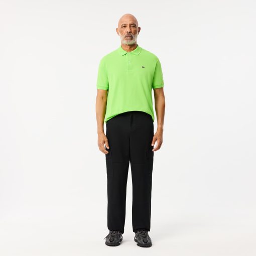 Lacoste Pants & Sweatpants-Mens Straight Fit Cotton Cargo Pants-HH5945-51-lacoste us