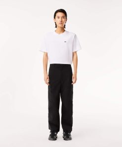 Lacoste Pants & Sweatpants-Mens Straight Fit Cargo Pants-HH7174-51-lacoste outlet