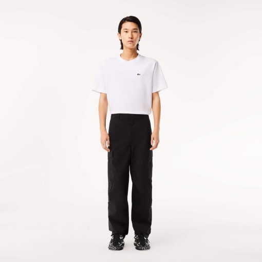 Lacoste Pants & Sweatpants-Mens Straight Fit Cargo Pants-HH7174-51-lacoste outlet