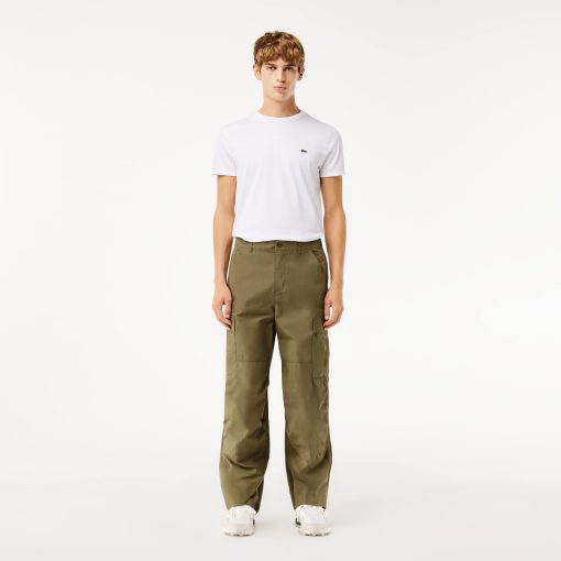 Lacoste Pants & Sweatpants-Mens Straight Fit Cargo Pants-HH7174-51-lacoste outlet