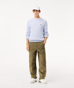 Lacoste Pants & Sweatpants-Mens Straight Fit Cargo Pants-HH7174-51-lacoste outlet 2