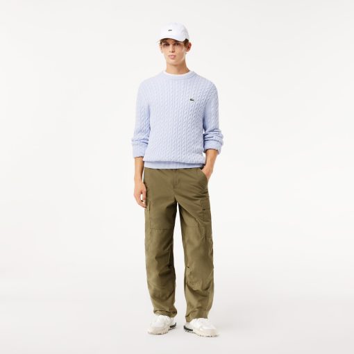 Lacoste Pants & Sweatpants-Mens Straight Fit Cargo Pants-HH7174-51-lacoste outlet - Image 2