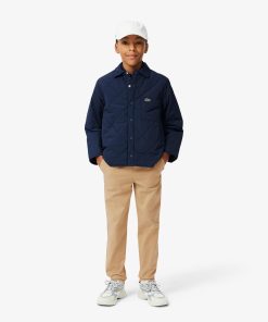 Lacoste Pants & Shorts-Kids Stretch Cotton Pants-HJ9701-51-lacost 2