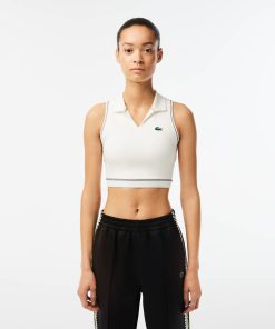 Lacoste T-Women’s SPORT Polo Style Sports Bra-IF4913-51-lacoste us