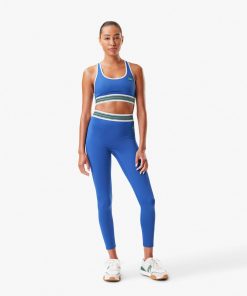 Lacoste T-Womens Lacoste x Bandier All Motion Striped Sports Bra-IF8953-51-lacosta 2