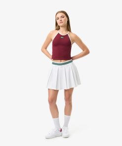 Lacoste Shorts & Skirts-Womens Lined Piqué Tennis Skirt-JF0990-51-lacoste france