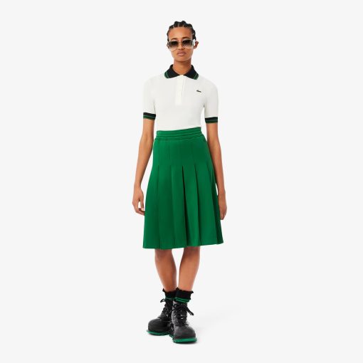 Lacoste Shorts & Skirts-Womens Runway Pleated Knit Skirt-JF1756-51-lacoste france