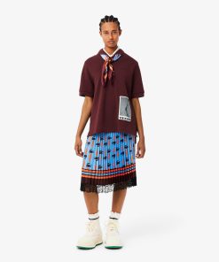 Lacoste Shorts & Skirts-Womens Runway Pleated Satin Skirt-JF1760-51-lacoste near me