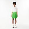 Lacoste Shorts & Skirts-Womens Elastic Waist Pleated Skirt-JF2701-51-lacoste france 4