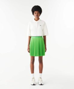 Lacoste Shorts & Skirts-Womens Elastic Waist Pleated Skirt-JF2701-51-lacoste near me