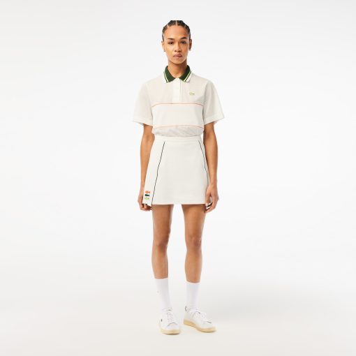 Lacoste Shorts & Skirts-Women’s Made In France Organic Cotton Skirt-JF5572-51-lacoste store