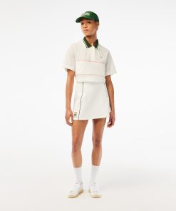 Lacoste Shorts & Skirts-Women’s Made In France Organic Cotton Skirt-JF5572-51-lacoste store 2