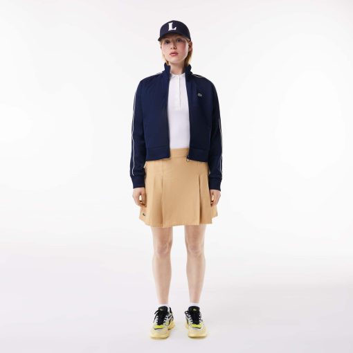 Lacoste Shorts & Skirts-Womens Pleated Cotton Skirt-JF6917-51-lacosta - Image 2