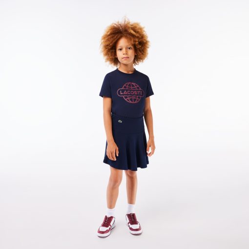 Lacoste Dresses & Skirts-Kids Stretch Mini Skirt-JJ6762-51-lacoste sale