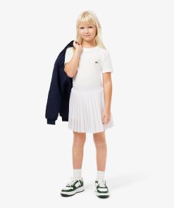 Lacoste Dresses & Skirts-Kids Lined Pleated Skirt-JJ7341-51-lacost