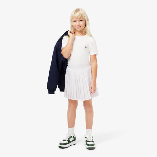 Lacoste Dresses & Skirts-Kids Lined Pleated Skirt-JJ7341-51-lacost