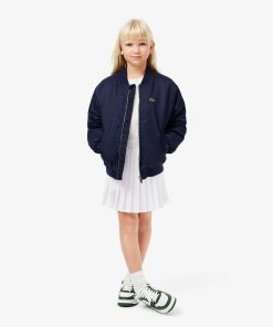 Lacoste Dresses & Skirts-Kids Lined Pleated Skirt-JJ7341-51-lacoste cardigan 2