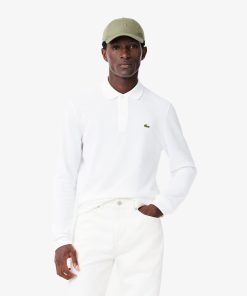 Lacoste Polos-Mens Classic Fit Long Sleeve L.12.12 Polo-L1312-51-lacoste factory outlet