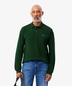 Lacoste Polos-Mens Classic Fit Long Sleeve L.12.12 Polo-L1312-51-la coste