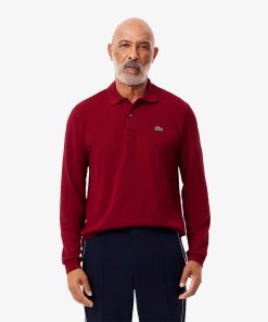 Lacoste Polos-Mens Classic Fit Long Sleeve L.12.12 Polo-L1312-51-lacoste sale