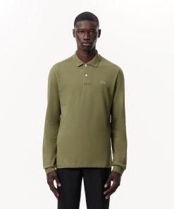 Lacoste Polos-Mens Classic Fit Long Sleeve L.12.12 Polo-L1312-51-lacoste sale