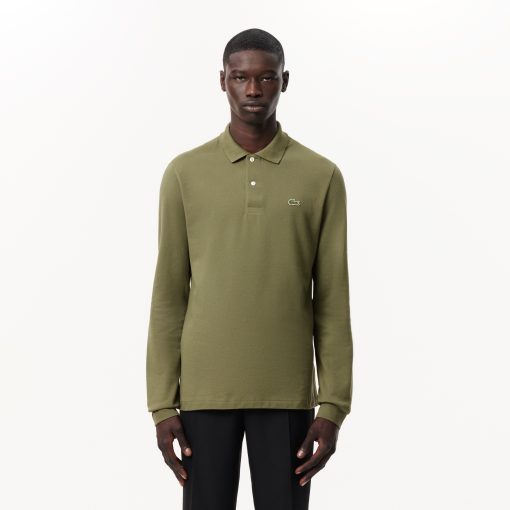 Lacoste Polos-Mens Classic Fit Long Sleeve L.12.12 Polo-L1312-51-lacoste sale