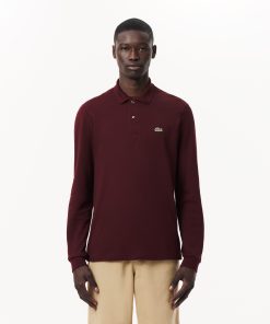 Lacoste Polos-Mens Classic Fit Long Sleeve L.12.12 Polo-L1312-51-lacoste cardigan