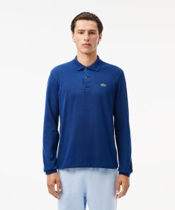 Lacoste Polos-Mens Classic Fit Long Sleeve L.12.12 Polo-L1312-51-lacoste outlet