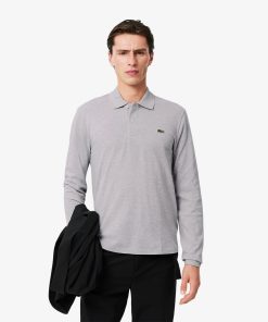 Lacoste Polos-Mens Classic Fit Long Sleeve L.12.12 Polo-L1313-51-locoste