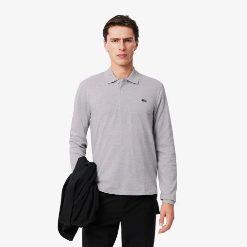 Lacoste Polos-Mens Classic Fit Long Sleeve L.12.12 Polo-L1313-51-locoste