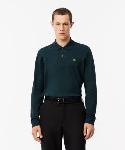 Lacoste Polos-Mens Classic Fit Long Sleeve L.12.12 Polo-L1313-51-lacoste factory outlet