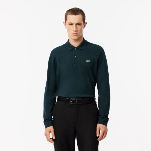 Lacoste Polos-Mens Classic Fit Long Sleeve L.12.12 Polo-L1313-51-lacoste factory outlet