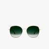 Lacoste Sunglasses-Womens Neoheritage Oval Metal Glasses-L257S-lacoste store near me 4