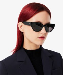 Lacoste Sunglasses-Womens Monogram Acetate Rectangle Glasses-L6047S-lacoste us 2