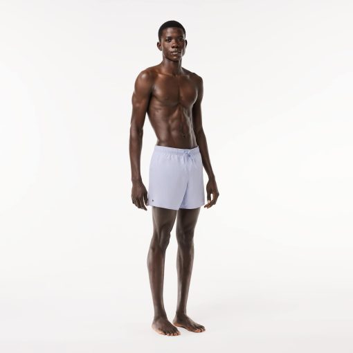 Lacoste Shorts & Swim-Mens Quick-Dry Swim Trunks-MH6270-51-lacoste store