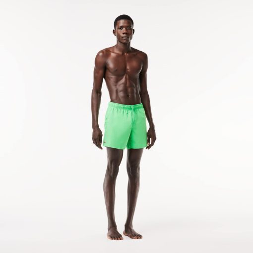 Lacoste Shorts & Swim-Mens Quick-Dry Swim Trunks-MH6270-51-lacost