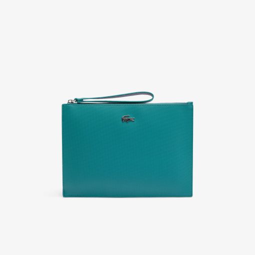 Lacoste Bags-Womens Anna Piqué Canvas Pouch-NF2791AA-lacoste usa