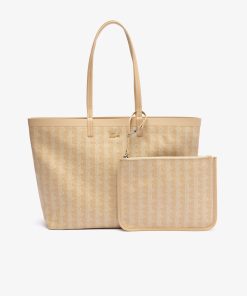 Lacoste Tote Bags-Womens Zely Tote with Pouch-NF4344ZE-lacoste cardigan