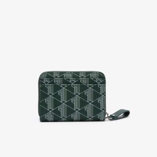 Lacoste Small Leather Goods-Womens Daily Lifestyle Zipped Wallet-NF4378DG-lacoste near me - Image 2