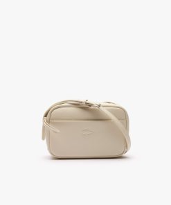 Lacoste Bags-Womens City Court Grain Leather Shoulder Bag-NF4506IE-lacoste cardigan