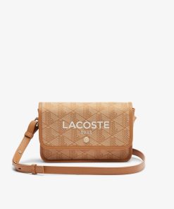 Lacoste Crossbody-Womens Heritage Flap Close Satchel-NF4513HK-lacoste us